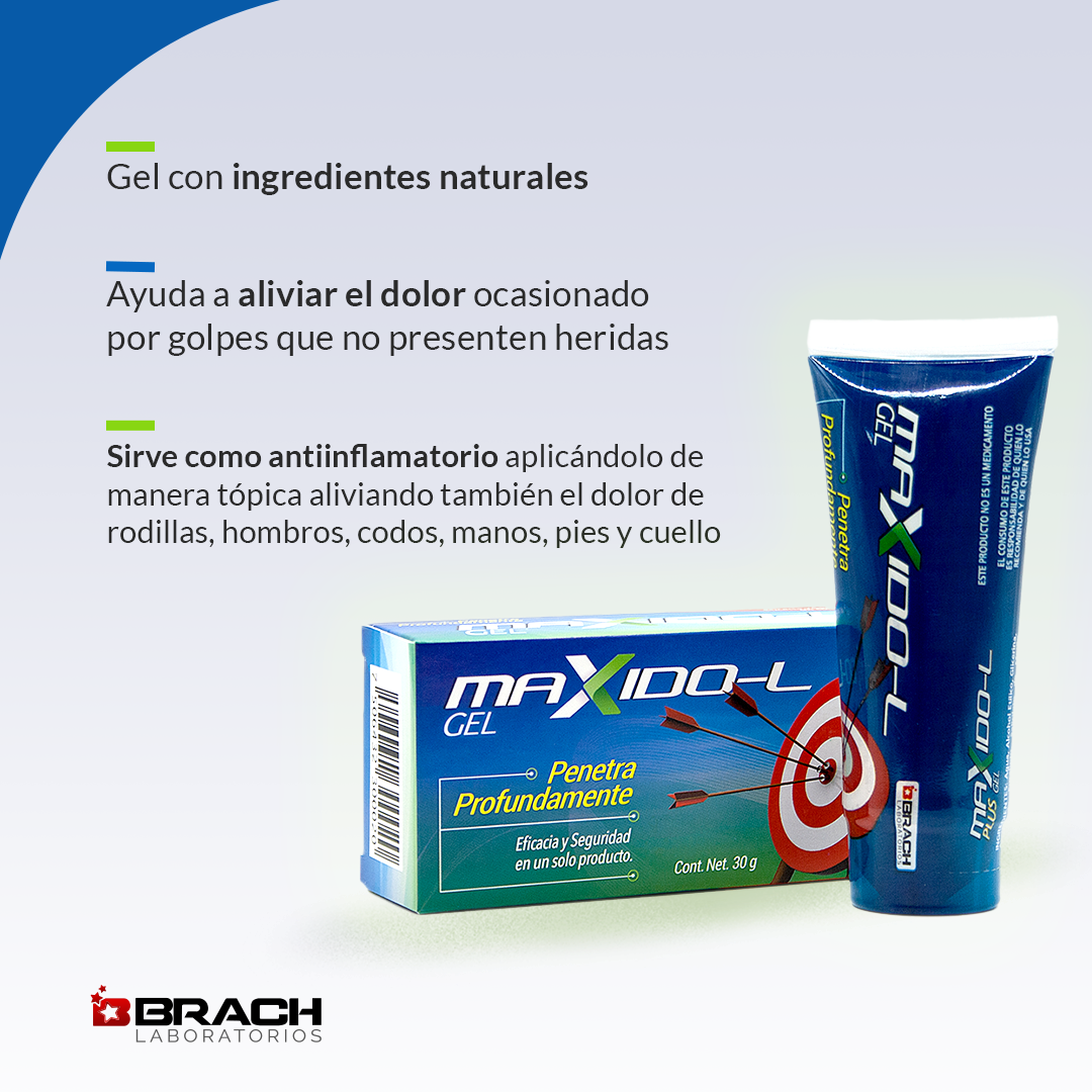 ¡SALE! Maxidol | Gel | Alivio Dolor Muscular– Brach Laboratorios
